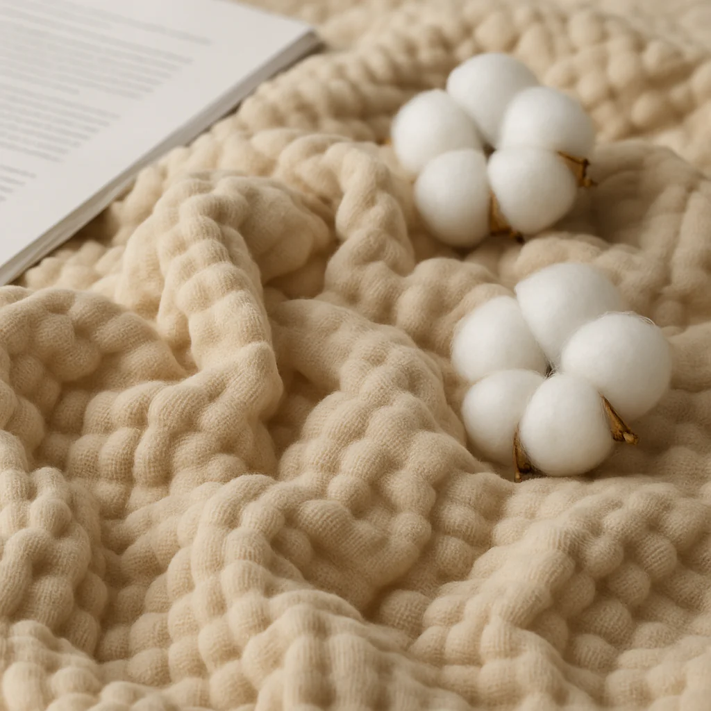 Couverture en Moussline douce | 100% Coton Naturel