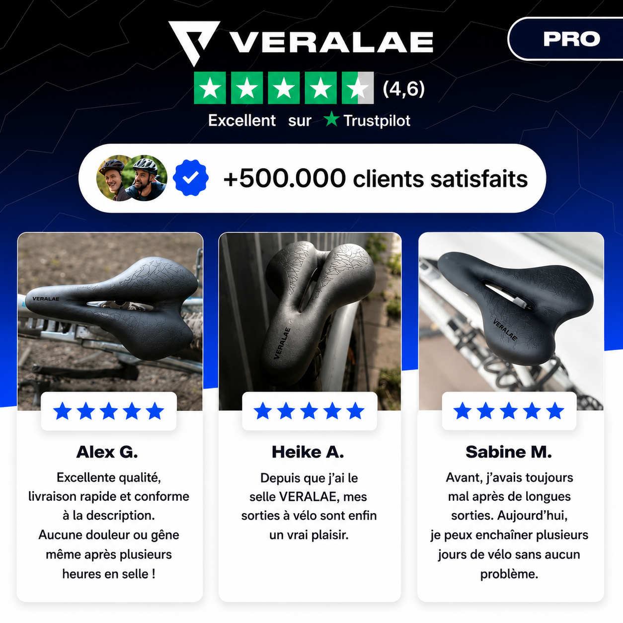 Selle Vélo Ultra Confort