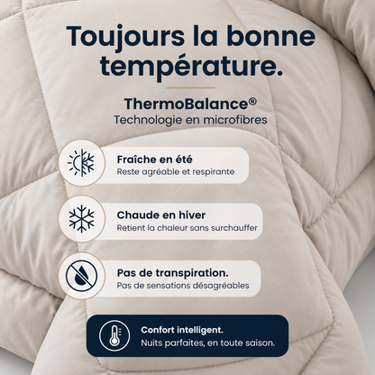 EasySleep® – La couette 2-en-1 à séchage rapide qui rend les housses de couette inutiles.