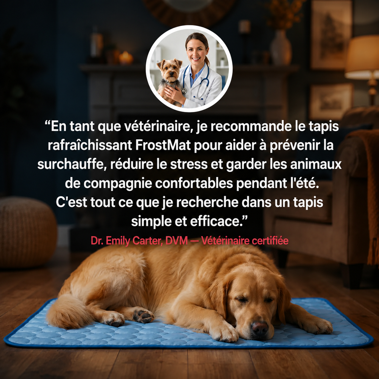 Tapis Rafraichissant pour chiens et chats