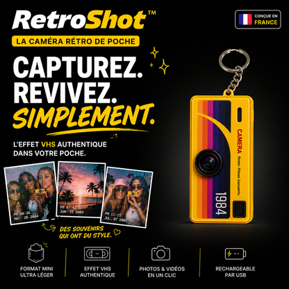 RetroShot™ | Caméra VHS de Poche