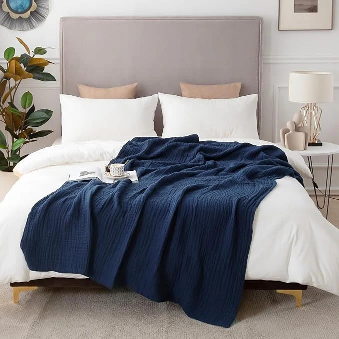 Couverture en Moussline douce | 100% Coton Naturel